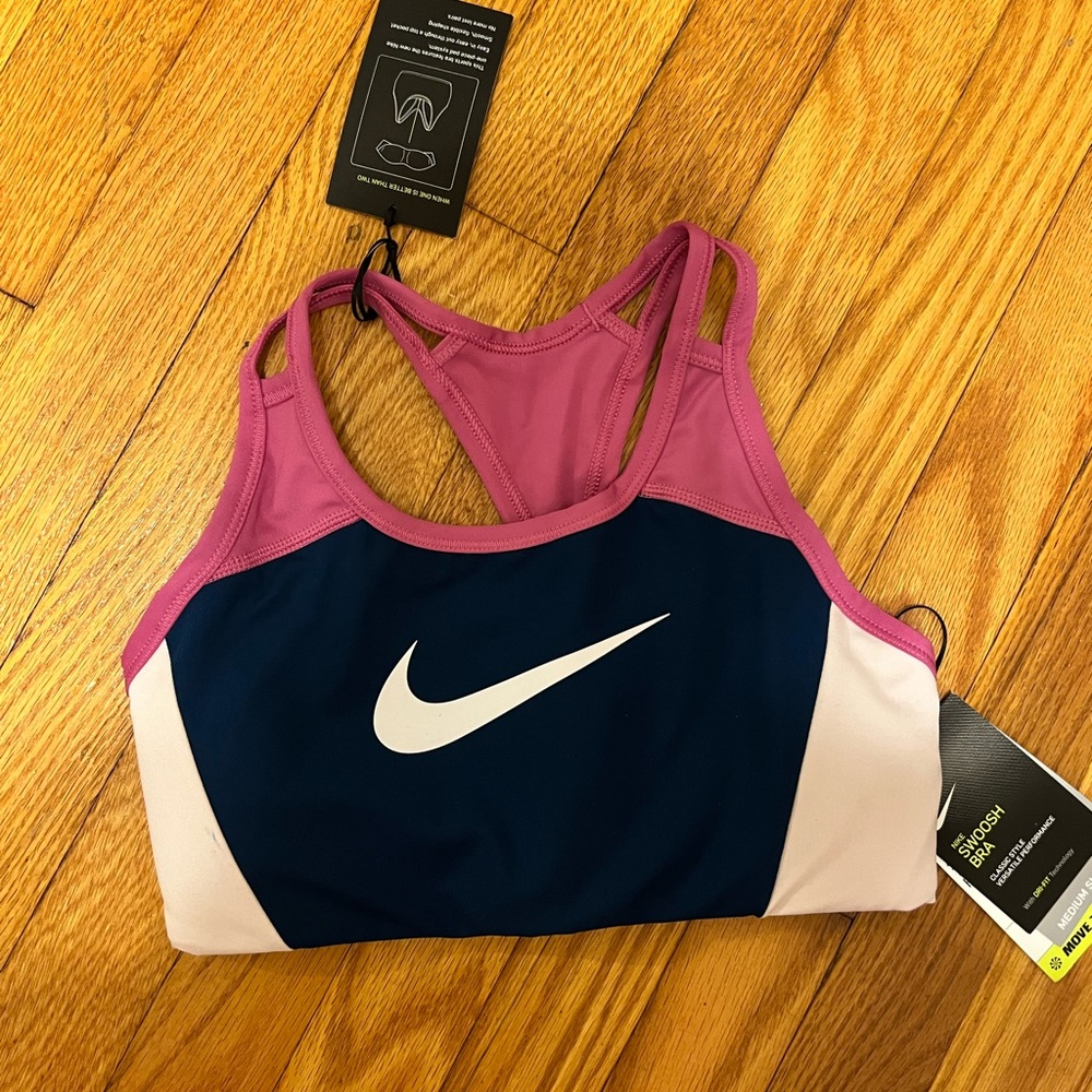 Nike swoosh bra